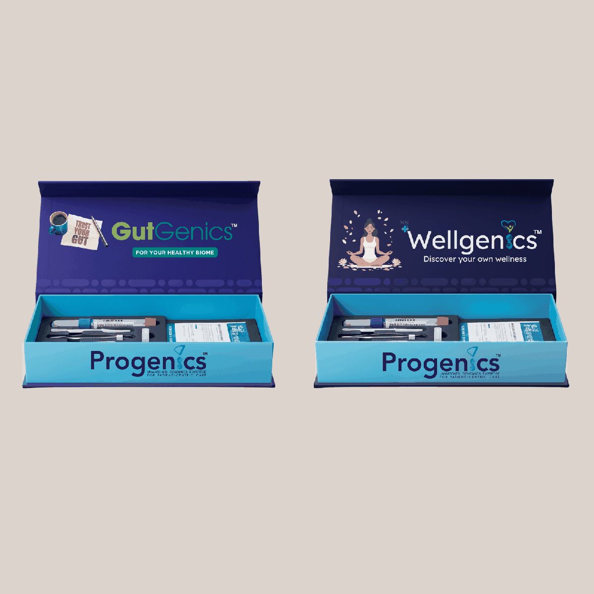 GutGenics and WellGenics DNA Testing Combo Kit